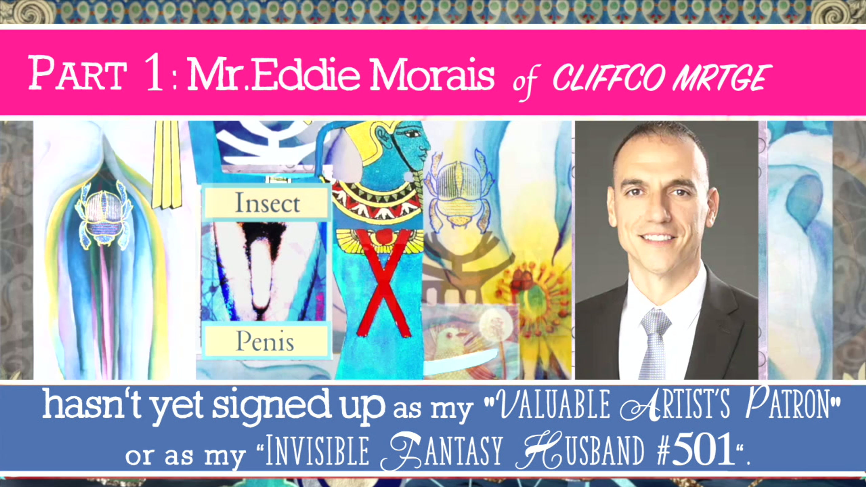 “Public Erotica Film for Mr.Eddie Morais of Cliffco Mrtge, (my Fantasy Husband #501)” short film directing by Keolani Aalai